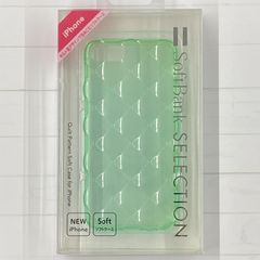 SoftBank SELECTION キルトパターンケース for iPhone5 クリアミント SB-IA06-SCQS/CM