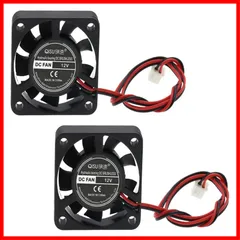 【大特価】PENGLIN 4010 2PCS 冷却ファン 3Dプリンタファン 12Ⅴ 40mm X 40mm X 10mm DCファン サイレント DCクーラー 静音 ミニ 冷却クーラー CPU 油圧ベアリングファン 小型ファン