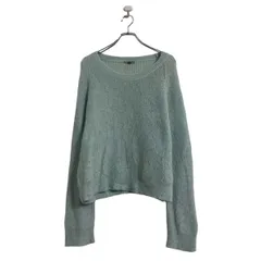 COS モヘア混 ニット セーター レディース M ライトブルー プルオーバー 古着卸 アメリカ仕入 a607-5970