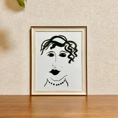 新品☆額縁付アートポスター☆Rob Delamater（ロブ・デラメーター）☆版画☆抽象画☆デザイン☆FACES OF PARIS I☆527