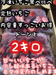 いちご　高級品種黒苺と赤苺の食べ放題　2キロ　冷凍