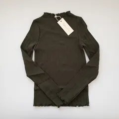 ライリーアンドクルー　リブ　長袖　カットソー　tシャツ フォレスト