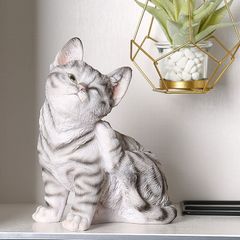 猫の置物 バンザイポーズ フィギュア インテリア - メルカリ