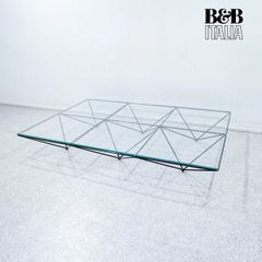 【展示品】B&B ITALIA ビーアンドビーイタリア ALANDA '18 アランダ センター テーブル ガラス天板 定価70万【配送要確認】