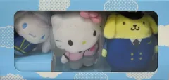 【中古】ぬいぐるみマスコット・ぬいぐるみバッジ 集合 ぬいぐるみマスコット3個セット 「サンリオキャラクターズ×ANA」 機内販売限定