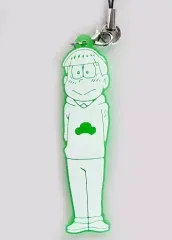 【中古】キーホルダー・マスコット(キャラクター) チョロ松(単色) 「おそ松さん テレまつ トレーディングラバーマスコット」 文教堂・アニメガ限定