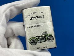 ・11　 Zippo アメリカンバイク WIND PROOF LIGHTER since1932 1998年製 ジッポー  喫煙具 希少【G2/C104-11】