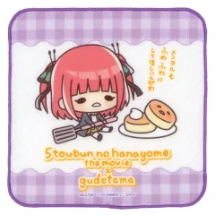 【中古】タオル・手ぬぐい 中野二乃×ぐでたま ミニタオル 「映画 五等分の花嫁×ぐでたま」 映画 五等分の花嫁×サンリオキャラクターズ Limited shop 2023グッズ
