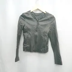 ◇ ⊇ ノーブランド 長袖 レザージャケット サイズXS ブラック系 レディース E  【1504210014684】