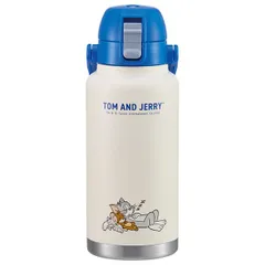 トムとジェリー おひるね ハンドル付ワンプッシュダイレクトステンレスボトル 1000ml スケーター