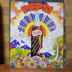 【ペプシコーラPEPSI COLA】ヴィンテージ看板 ペプシコーラPEPSI COLA》ヴィンテージ看板