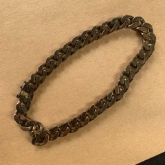 ブレスレット シルバー 925 レディース 黒 ブラック 喜平 20cm 女性用 アクセサリー 細め おしゃれ