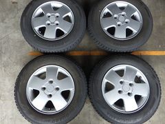 2310-369　スズキ　アルミホイール＆スタッドレスタイヤ　145/80R13　2021年　4本セット