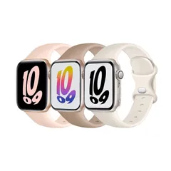 【在庫処分】3本セット コンパチブル apple watch バンド アップルウォッチ バンド iwatch series 9/Ultra2/Ultra/8/7/6/5/4/3/2/1/SE スポーツバンド 交換用ベルトiwatch 38/40/41/42/4