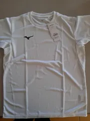 ミズノ　右胸ワンポイントＴシャツ　ホワイト