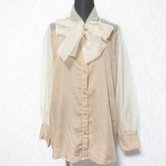 美品 AEWEN MATOPH イウエンマトフ オーガンジー ボウタイ