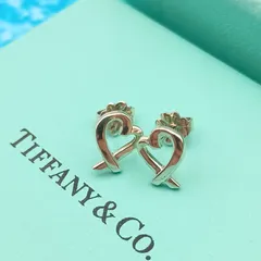Tiffany&Co. ティファニー ラビングハート ピアス 両耳 シルバー 日本直送】ティファニー TIFFANY&Co. ラビングハート ピアス