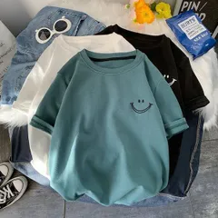 レディース Tシャツ 半袖 韓国 大きいサイズ ティーシャツ 白 ティシャツ トップス 春 夏服 韓国ファッション 上着 無地 メガ割 レディースゆったり Tシャツコレクション