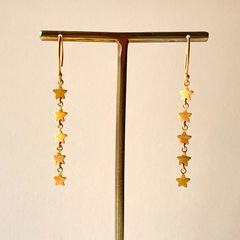 スター♡【ジュエルクローゼット】K10ゴールド 星 ピアス☆アガット 