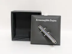 エルメネジルドゼニア ネクタイピン トリプルステッチ タイピン 金属素材 ケース エルメネジルドゼニア ネクタイピン トリプルステッチ タイピン
