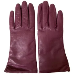 Sermoneta gloves レザーグローブ 裏地カシミヤ ブラウン Sermoneta gloves レザーグローブ 裏地カシミヤ ブラウン