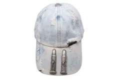 THUG CLUB サグクラブ TC Life Cap キャップ 帽子 デニム 銃弾