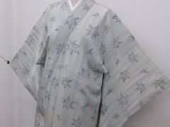 夏着物 小千谷縮風 証紙なし おそらく本麻 中古美品 - メルカリ