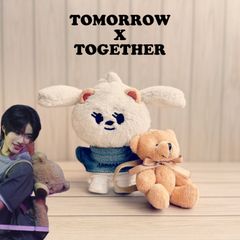 TXT ボムギュ プルバトゥ バムグッ 初期 ポバトゥ ぬいぐるみ 10cm TXT プルバトゥ バムグッ ボムギュ 洋服 フリース生地 服 - メルカリ