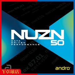アンドロ NUZN 50 (ニューゾーン50) 卓球ラケット用 裏ソフトラバー レッド/ブラック Ｙ卓球店(andro) [M便 1/4]