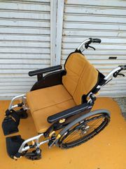 送料無料（一部地域を除く）　レッグサポート代用品　自走式車椅子 ネクストコア アジャスト NEXT-51B　KM-25-0805-02