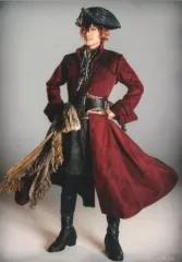 【中古】生写真(男性) 小澤廉(イッキ)/全身・衣装赤・両手腰・背景赤・キャラクターショット/舞台「劇団シャイニング from うたの☆プリンスさまっ♪『Pirates of the Frontier』」ブロマイドセットA