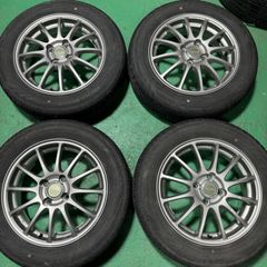 まめ様専用　エコフォルム 15インチ 5j ＋39 PCD100 輸入タイヤ 175/65R15 2022年 8部山 アクア スペイド パッソ