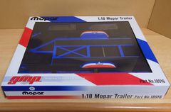 1/18 タンデムカートレーラー Tandem Car Trailer with Tire Rack MOPAR GMP製ダイキャスト製ミニカー