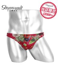新品 未使用 FLORA メンズ Tバック 別注カラー 517284【メール便】 クリムゾンレッド
