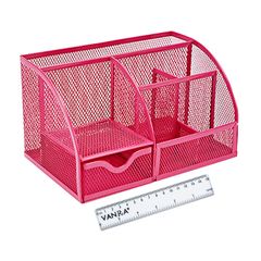 新品 デスクオーガナイザー ペン立て 金属メッシュ ペンスタンド 引き出し付き ペンケース 多機能 収納ボックス 筆箱 小物入れ
