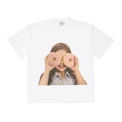 acm? de la vie (アクメドラビ) ADLV BABY FACE SHORT SLEEVE T-SHIRT (ベイビー フェイス スリーブ Tシャツ) トップス 半袖 カットソー メンズ レディース ユニセックス カジュアル ストリート ホワイト