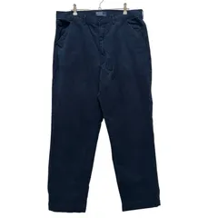 【希少！】Polo Ralph Lauren 90s ブラック ベイカーパンツ 90s RalphLauren ベロアスラックスパンツ 希少 ブラック W33