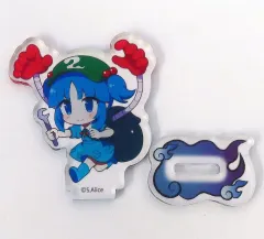 【中古】アクリルスタンド・アクリルパネル 河城にとり 「東方project トレーディングアクリルスタンド  第3弾」 ダイソー・Seria限定