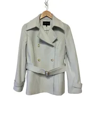 DD112 INDIVI インディヴィ　ピーコート　レディース　ライトグリーン　サイズ40