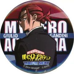 【中古】バッジ・ビンズ ジュリオ・ガンディーニ 「劇場版 僕のヒーローアカデミア THE MOVIE ユアネクスト 缶バッジコレクション 本ポス B」 劇場グッズ