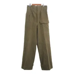 50年代 オランダ軍 ウール カーゴパンツ ヴィンテージ ミリタリー ユーロ オリーブ (メンズ 29/33相当) 中古 古着 R1372