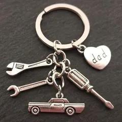 メカニック 車 キーホルダー 父 ギフト おしゃれ かわいい 工具 ペンチ ドライバー カー 日曜大工 ユニーク ギフト 贈り物 贈りもの 新品