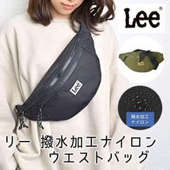 Lee】サコッシュ&ウエストポーチ ブロックチェック柄 青白系 2セット