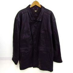 ロベルタ・ディ・カメリーノ レザージャケット アウター メンズ Mサイズ ブラック Roberta di Camerino 【中古】