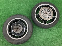 ショベル FXWG 純正キャストホイール 前後セット 19 16インチ シンコー