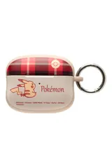 iFace First Class ポケットモンスター/ポケモン AirPods Pro 第2世代/第1世代 専用 ケース (チェック/レッド)【カラビナ付き アイフェイス airpodsプロケ [チェック/レッド] [AirPods Pro(第2/1世代)]