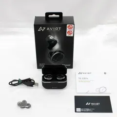 AVIOT TE-D01t 完全ワイヤレスイヤホン ブラック　新品・未使用 アビオットaviot 完全ワイヤレスイヤホン TE-D01T Bluetooth5.2
