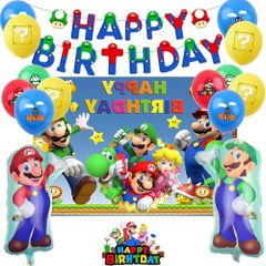 WOWTAC 誕生日 飾り付け バルーンセット Happy Birthday ガーランド バナー バルーン 風船 誕生日パーティー 装飾 子供バースデーパーティー飾り付け