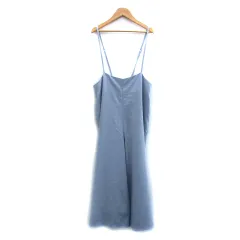 レプシィム ローリーズファーム LEPSIM LOWRYS FARM オーバーオール サロペット ワイドパンツ ロング丈 F ライトブルー 水色 /MS12 ■MO