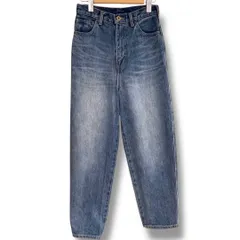 Spock&Span スピックアンドスパン ５1/2 CURVE LINE DENIM カーブデニムパンツ 24ー030ー200ー2151ー2ー0 ハイウエスト 24年製 ライトブルー 26インチ レディース ゴーゴー古着久喜倉庫店NO.名882